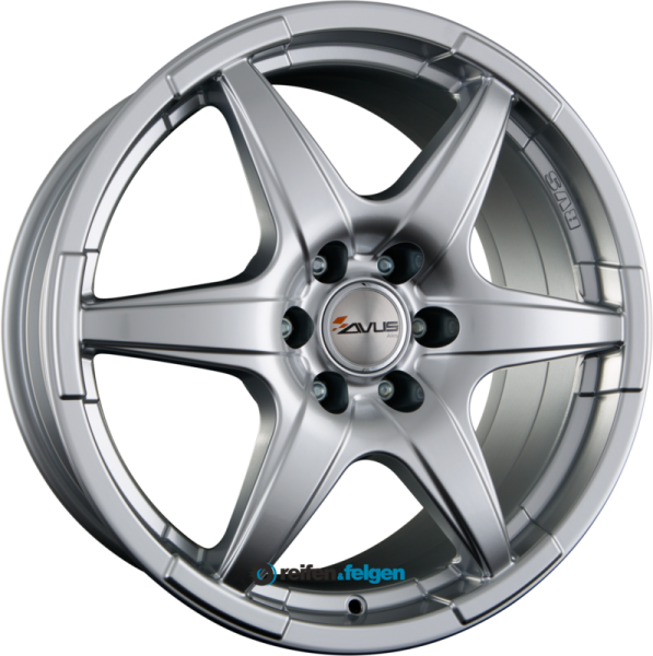 AVUS Racing GRIZZLY 8.5x18 ET40 5x115 NB70.2 Hyper Silver