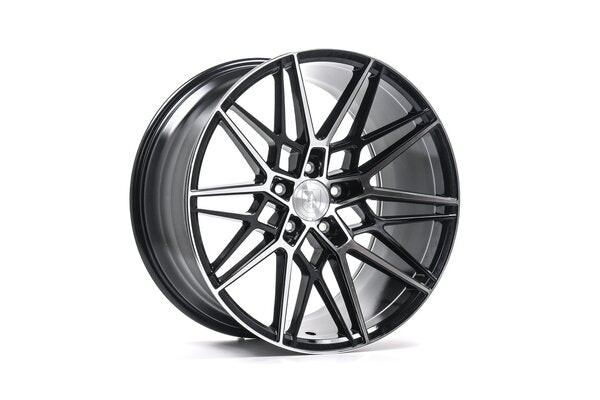 AXE CF1 10.5x20 5x108 ET42 NB74.1 GLOSS BLACK & POLISHED