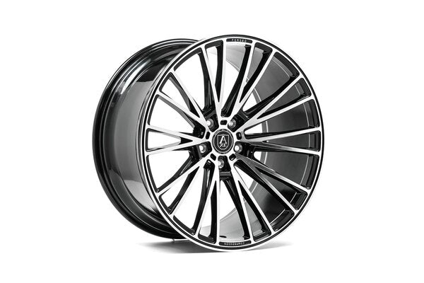 AXE CF2 10.5x21 5x108 ET25 NB74.1 GLOSS BLACK & POLISHED