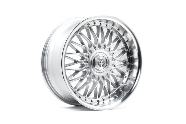 AXE EX10 8x18 4x100 ET20 NB73.1 GLOSS SILVER & POLISHED