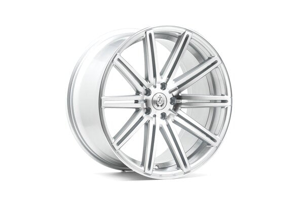 AXE EX15 9x18 5x100 ET40 NB73.1 GLOSS SILVER & POLISHED