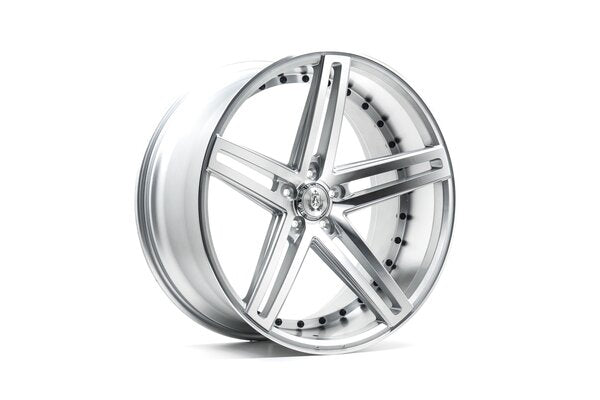 AXE EX20 8.5x20 5x112 ET40 NB74.1 GLOSS SILVER & POLISHED