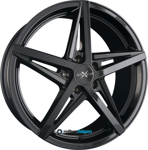 AXXION AX10 7.5x17 ET42 5x120 NB72.6 Schwarz Glänzend Lackiert (SW+)