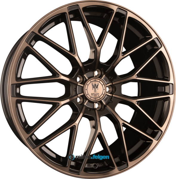 BALDR WHEELS BW 0.01 8.5x20 ET28 5x112 NB73.1 Black Brushed Tinted