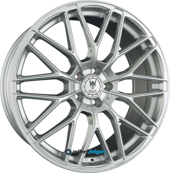 BALDR WHEELS BW 0.01 8.5x20 ET38 5x112 NB73.1 Sparkling Silver