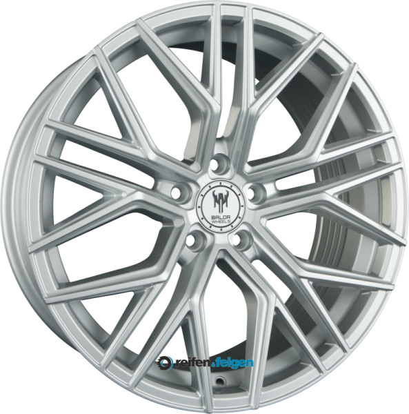 BALDR WHEELS BW 0.02 8.5x19 ET43 5x112 NB73.1 Highgloss Silver