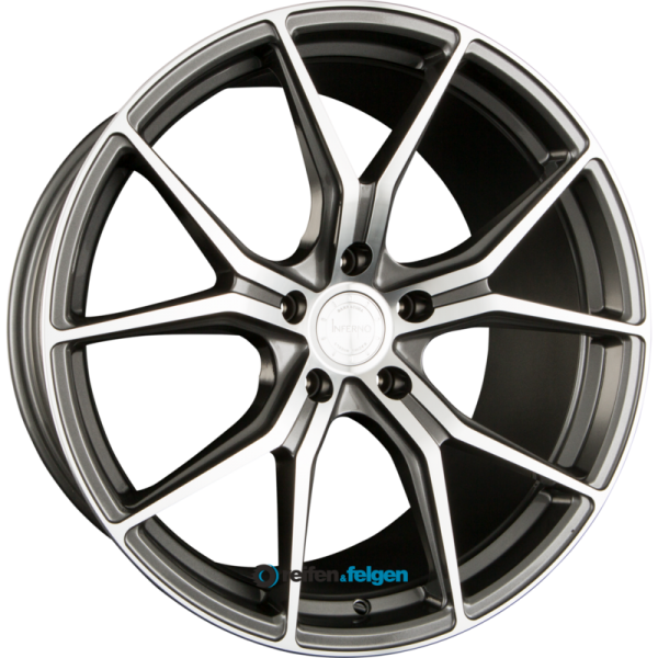 BARRACUDA INFERNO 10x20 ET40 5x112 NB73.1 Highgloss Gunmetal Polished