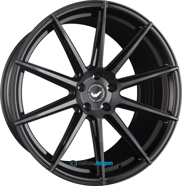 BARRACUDA PROJECT 2.0 10.5x21 ET40 5x114.3 NB73.1 Highgloss Black Brushed Surface