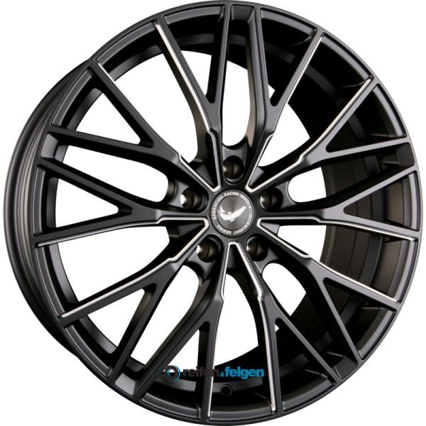 BARRACUDA PROJECT 3.0 ULTRALIGHT 8.5x18 ET30 5x114.3 NB73.1 Mattblack Pure Sports gefräst