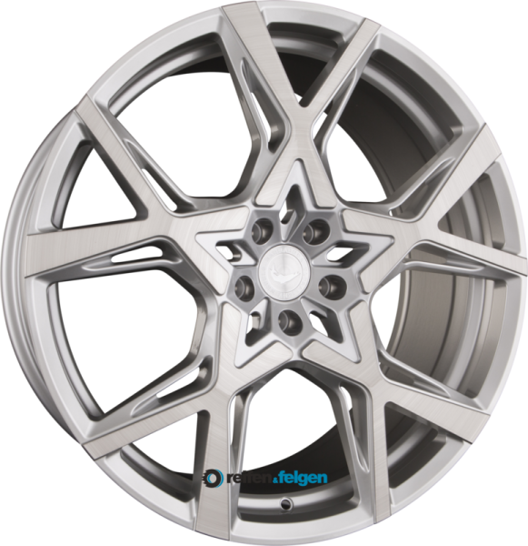 BARRACUDA PROJECT X 10x22 ET40 5x120 NB73.1 Silver Brushed Surface