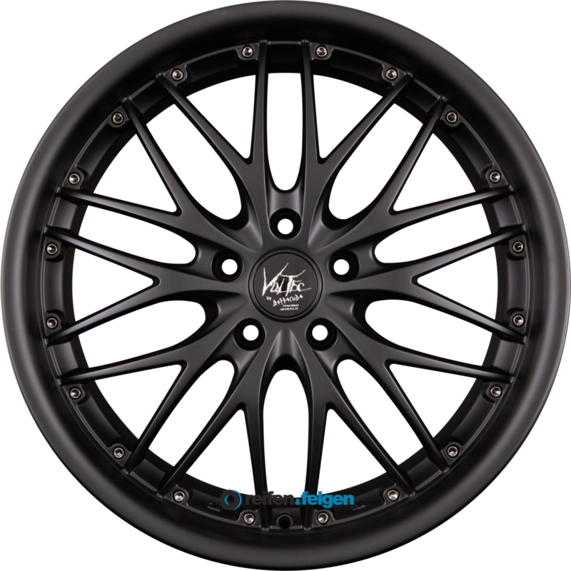 BARRACUDA VOLTEC T6 8x18 ET30 5x112 NB73.1 Matt Black Pure Sports