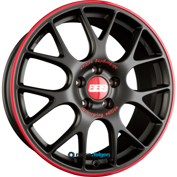 BBS CH-R 11x19 ET56 5x130 NB71.5 NÜRBURGRING EDITION - Schwarz Matt