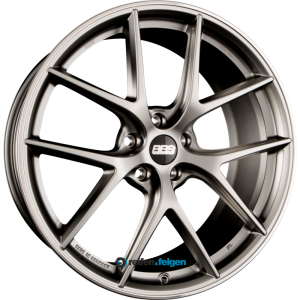 BBS CI-R 10.5x19 ET35 5x112 NB82 Platinum Silber