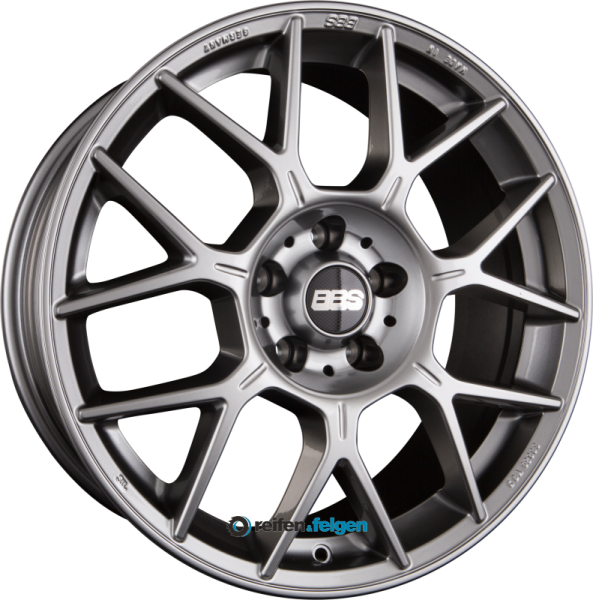 BBS XR 7.5x17 ET45 5x120 NB82 Platinum Silber Glanz