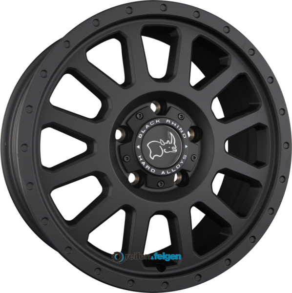 BLACK RHINO HAVASU 8x18 ET48 6x130 NB84.1 Black Matt werk91-4 Schwarz