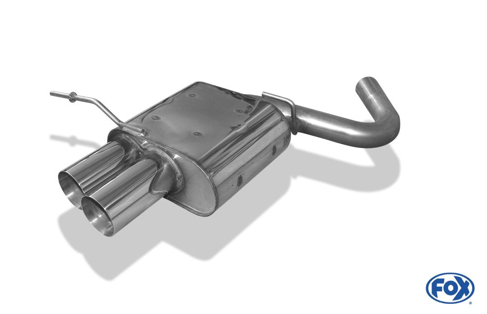 Fox Auspuff Sportauspuff Sportendschalldämpfer für BMW E87 118d 120d 2,0l D