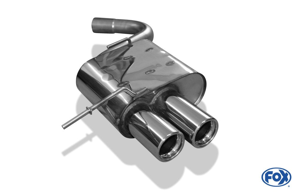 Fox Auspuff Sportauspuff Sportendschalldämpfer für BMW E87 118d 120d 2,0l D