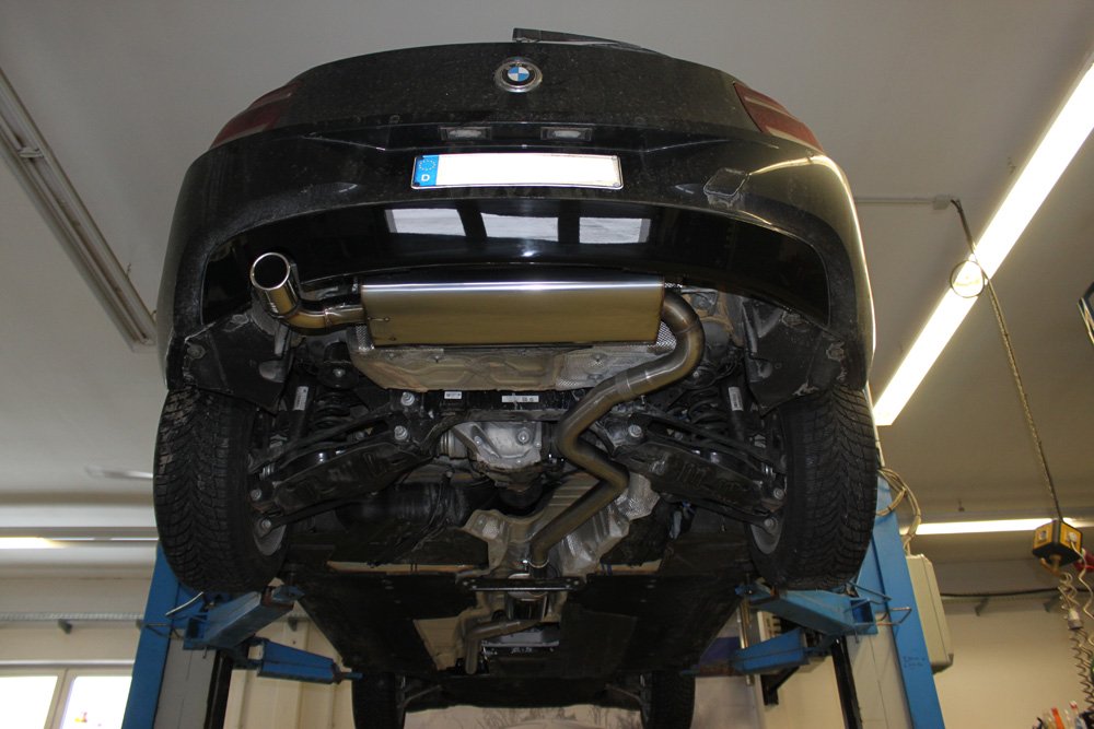 Fox Auspuff Sportauspuff Endschalldämpfer für BMW F20/21 - 114i/ 116i 1,6l