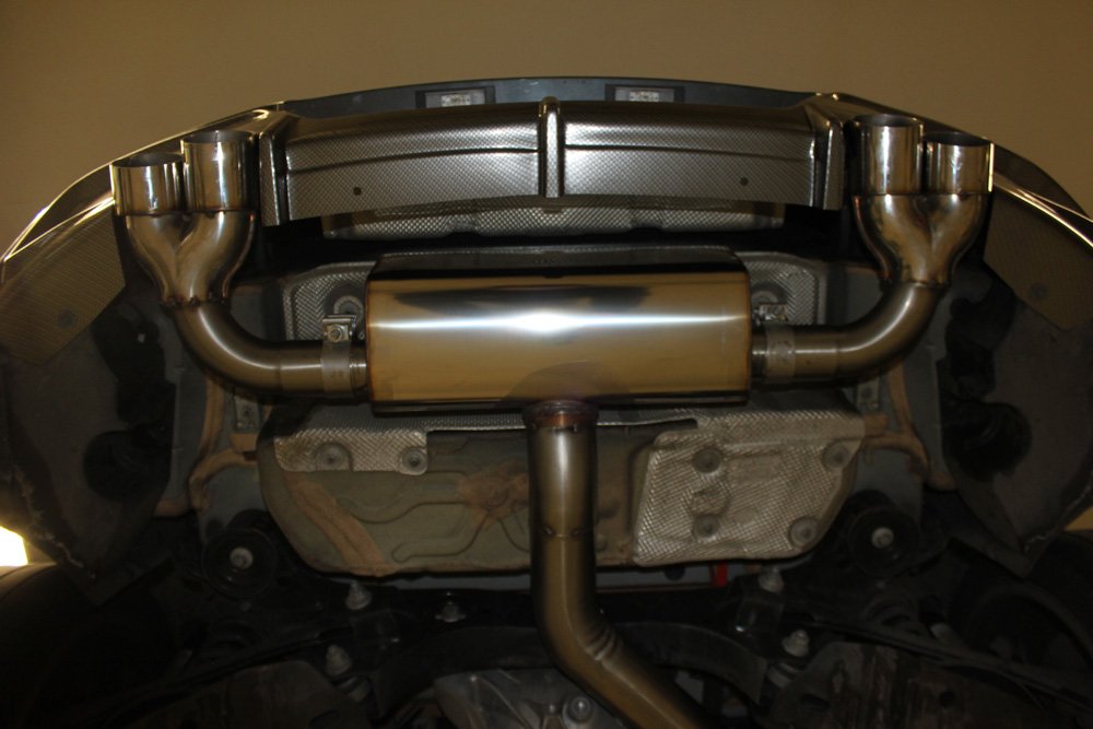 Fox Duplex Auspuff Sportauspuff Endschalldämpfer für BMW F20/21 M135i 3,0l