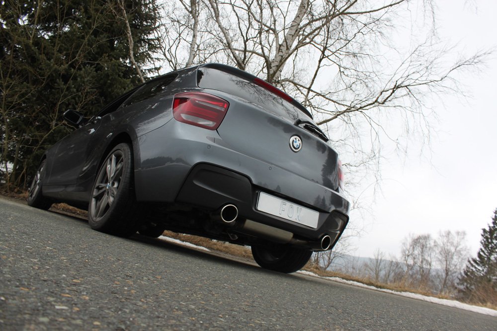 Fox Duplex Auspuff Sportauspuff Endschalldämpfer für BMW F20/21 M135i 3,0l