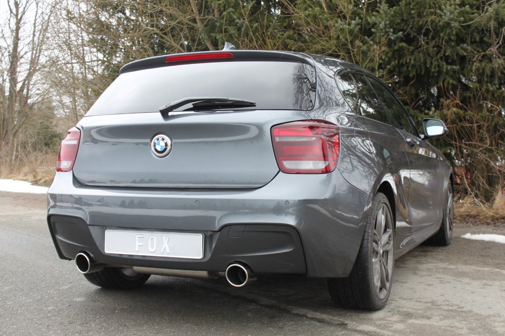 Fox Duplex Auspuff Sportauspuff Endschalldämpfer für BMW F20/21 M135i 3,0l
