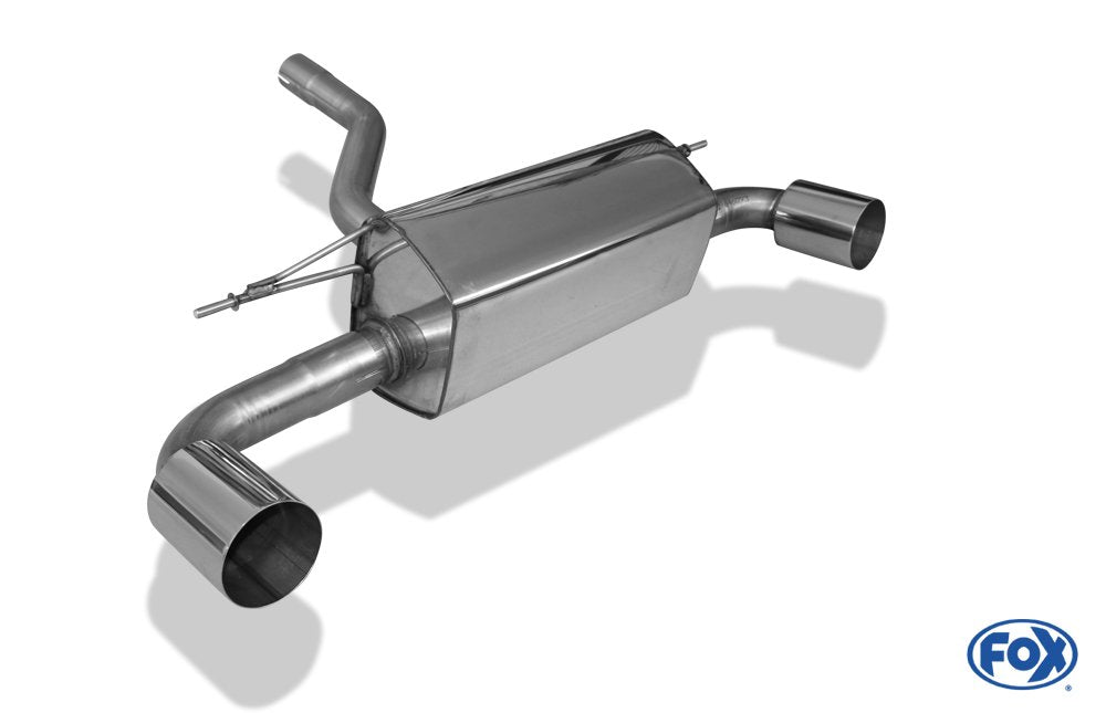 Fox Duplex Auspuff Sportauspuff Sportendschalldämpfer für BMW F20/21 120d 2.0l D