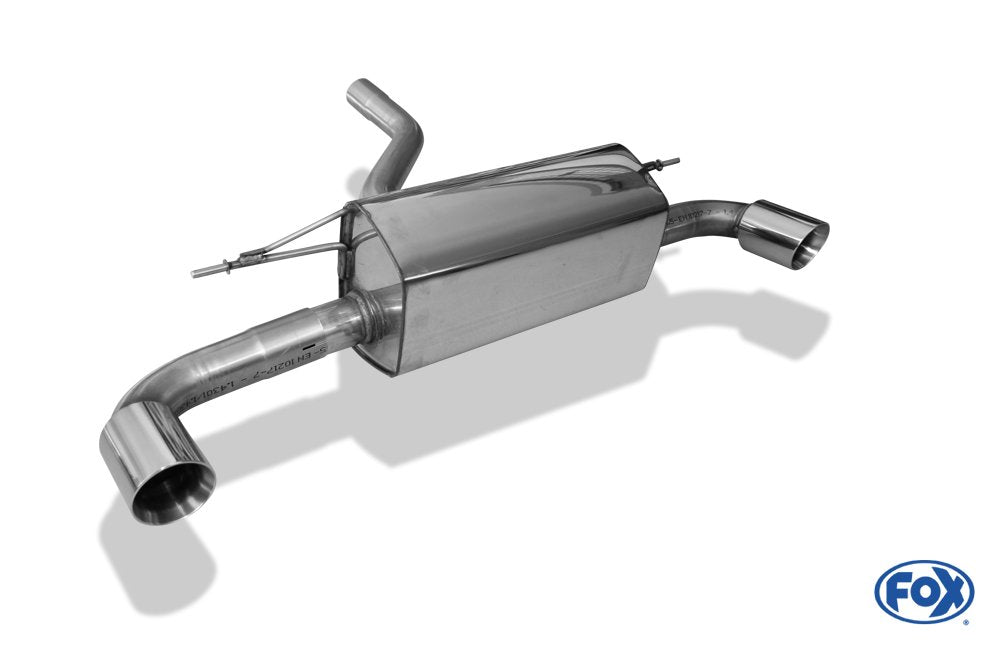 Fox Duplex Auspuff Sportauspuff Sportendschalldämpfer für BMW F20/21 120d 2.0l D