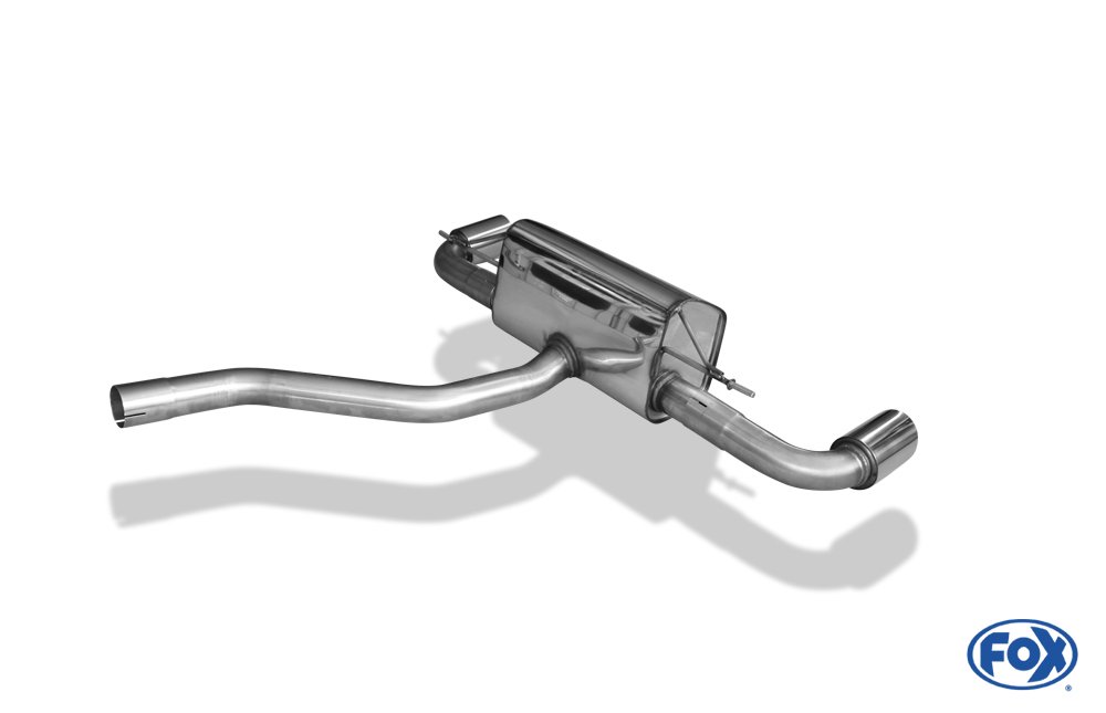 Fox Duplex Auspuff Sportauspuff Sportendschalldämpfer für BMW F20/21 120d 2.0l D