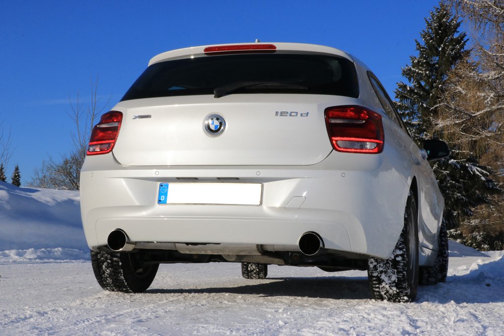 Fox Duplex Auspuff Sportauspuff Sportendschalldämpfer für BMW F20/21 120d 2.0l D