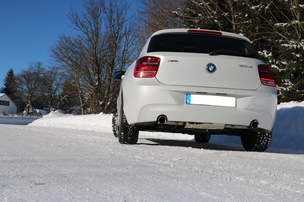 Fox Duplex Auspuff Sportauspuff Sportendschalldämpfer für BMW F20/21 120d 2.0l D