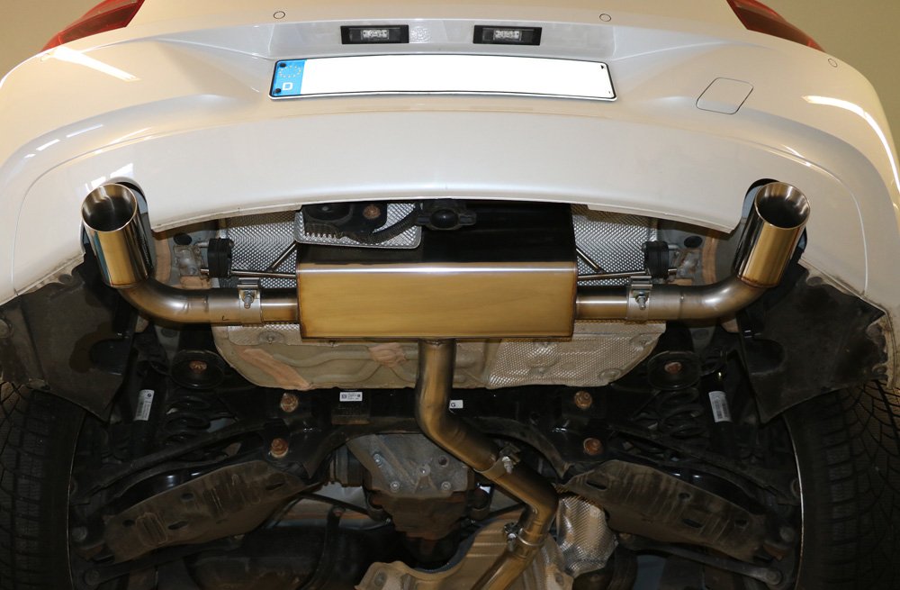 Fox Duplex Auspuff Sportauspuff Sportendschalldämpfer für BMW F20/21 120d 2.0l D