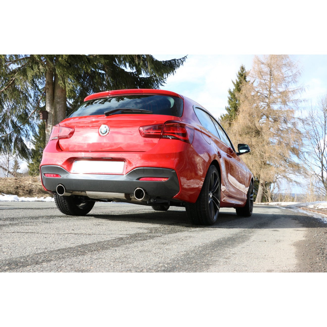 Fox Duplex Auspuff Sportauspuff Endschalldämpfer für BMW F20/F21 M140i 3.0 250kW
