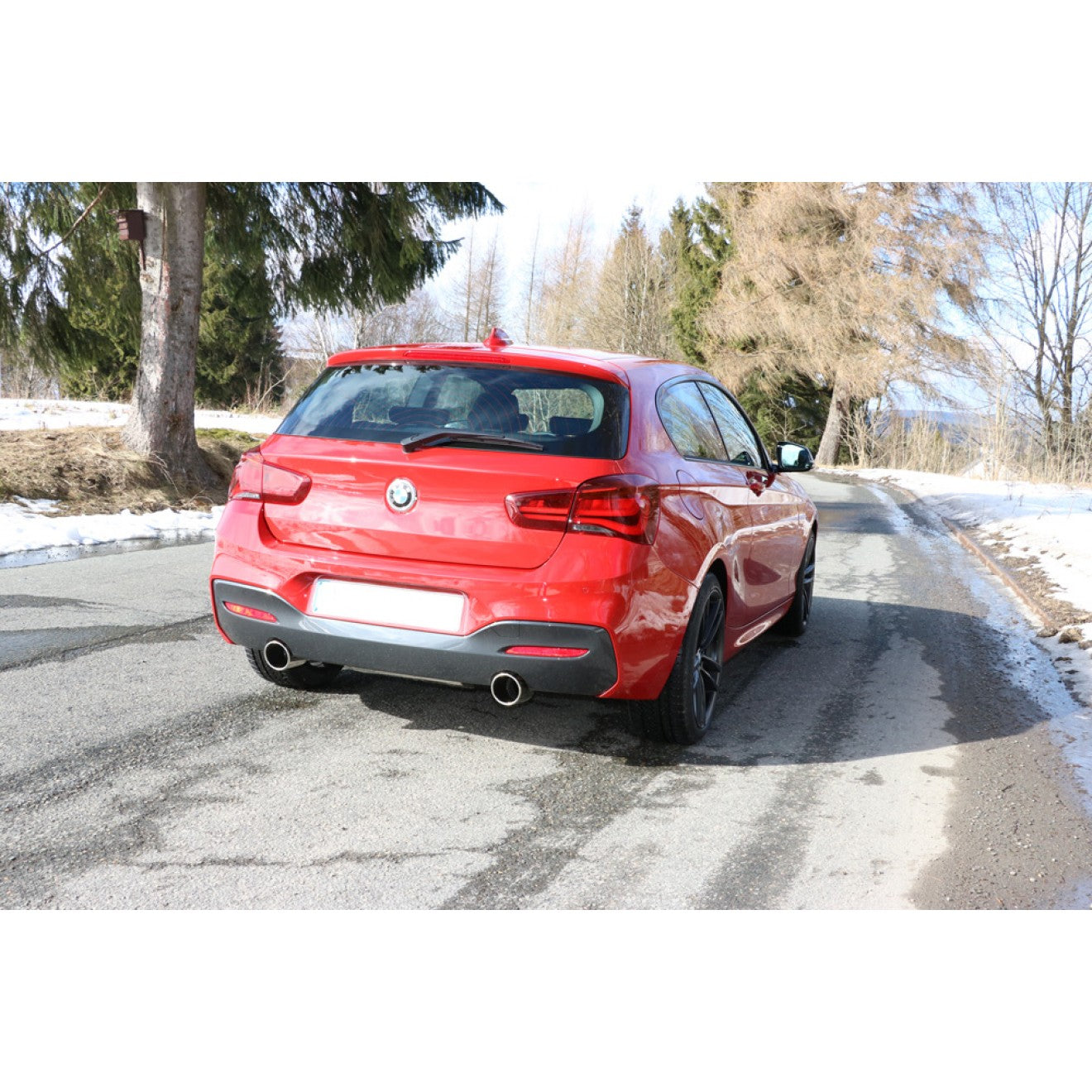 Fox Duplex Auspuff Sportauspuff Endschalldämpfer für BMW F20/F21 M140i 3.0 250kW