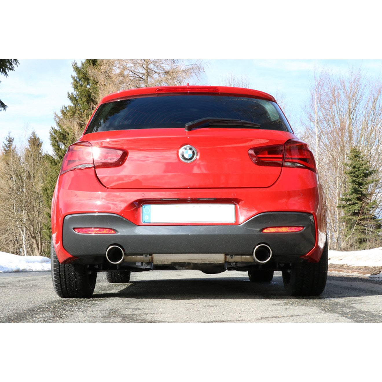 Fox Duplex Auspuff Sportauspuff Endschalldämpfer für BMW F20/F21 M140i 3.0 250kW