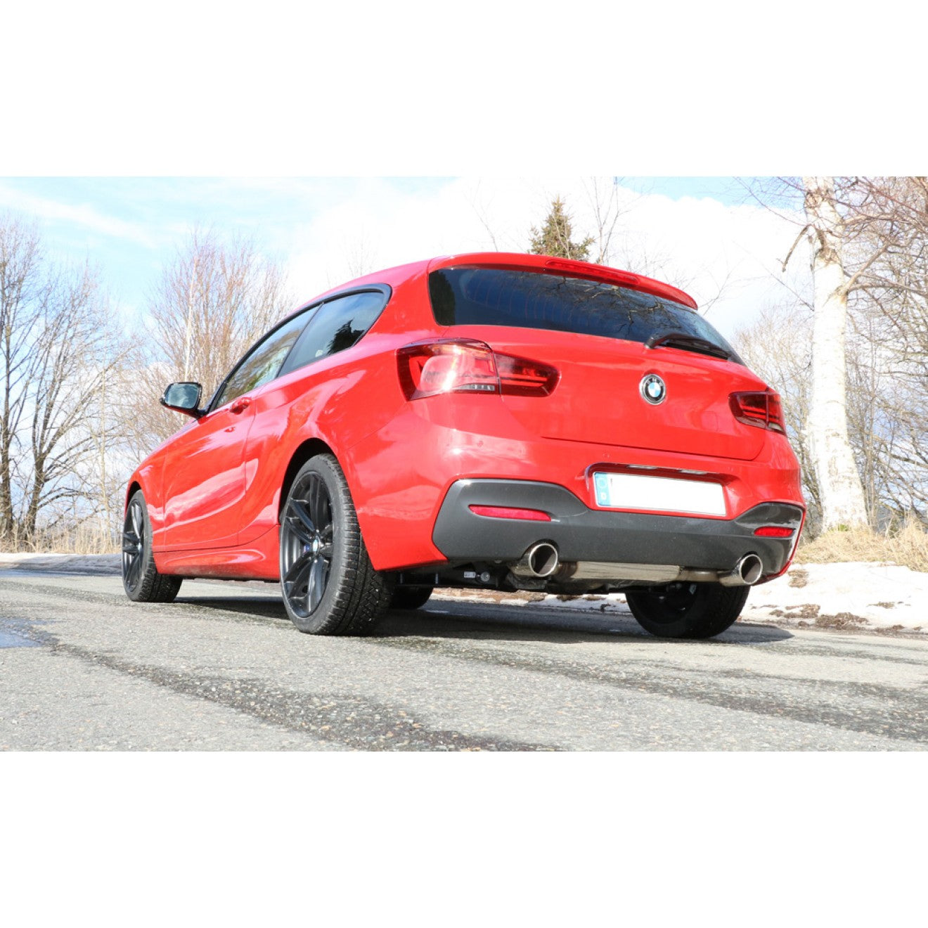 Fox Duplex Auspuff Sportauspuff Endschalldämpfer für BMW F20/F21 M140i 3.0 250kW