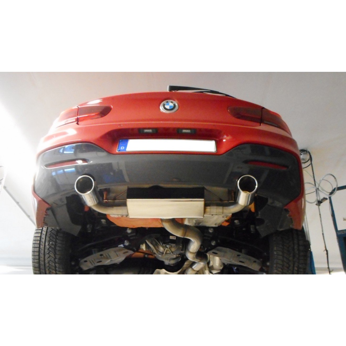 Fox Duplex Auspuff Sportauspuff Endschalldämpfer für BMW F20/F21 M140i 3.0 250kW