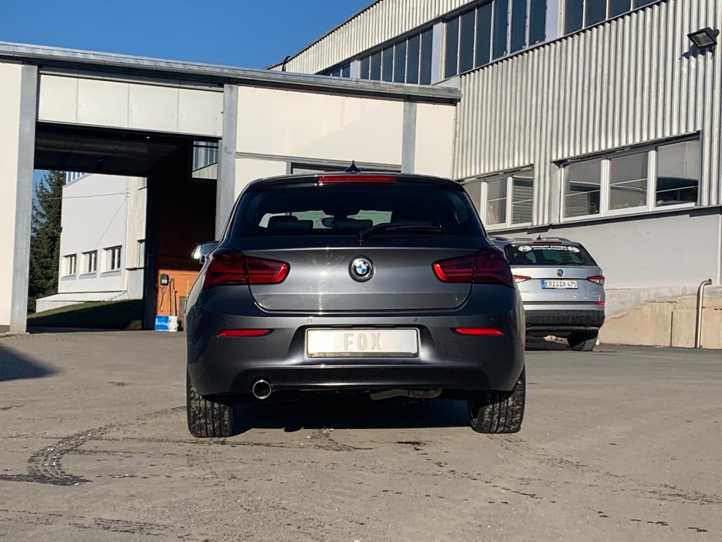 Fox Sportauspuff Endschalldämpfer für BMW F20/21 114i/ 116i 1.6l 80kW Bj. 11-