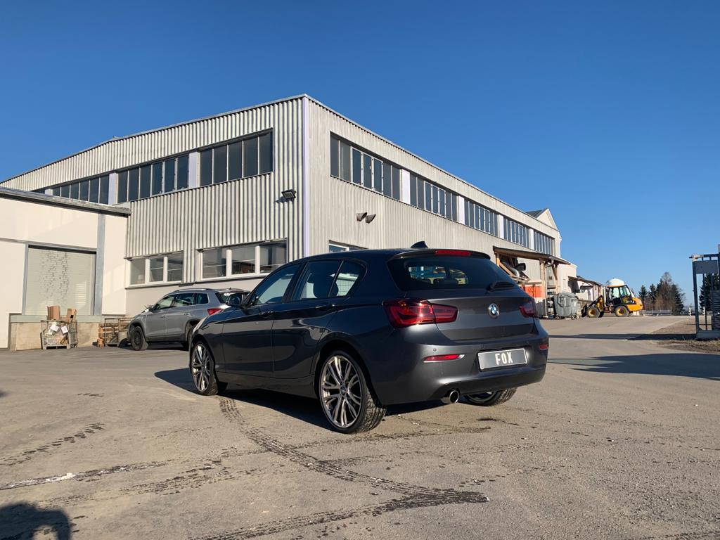Fox Sportauspuff Endschalldämpfer für BMW F20/21 114i/ 116i 1.6l 80kW Bj. 11-