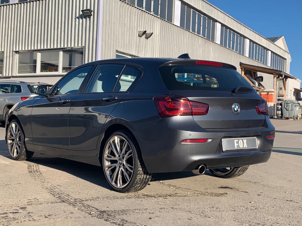Fox Sportauspuff Endschalldämpfer für BMW F20/21 114i/ 116i 1.6l 80kW Bj. 11-