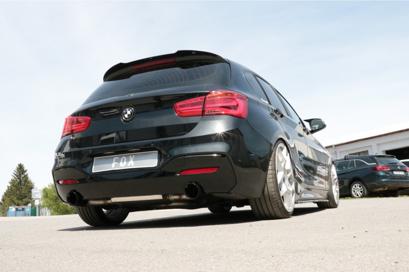 Fox Duplex Auspuff Sportauspuff Endschalldämpfer für BMW F20/21 118i mit OPF 1.5
