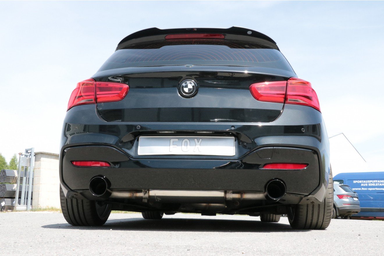 Fox Duplex Auspuff Sportauspuff Endschalldämpfer für BMW F20/21 118i mit OPF 1.5