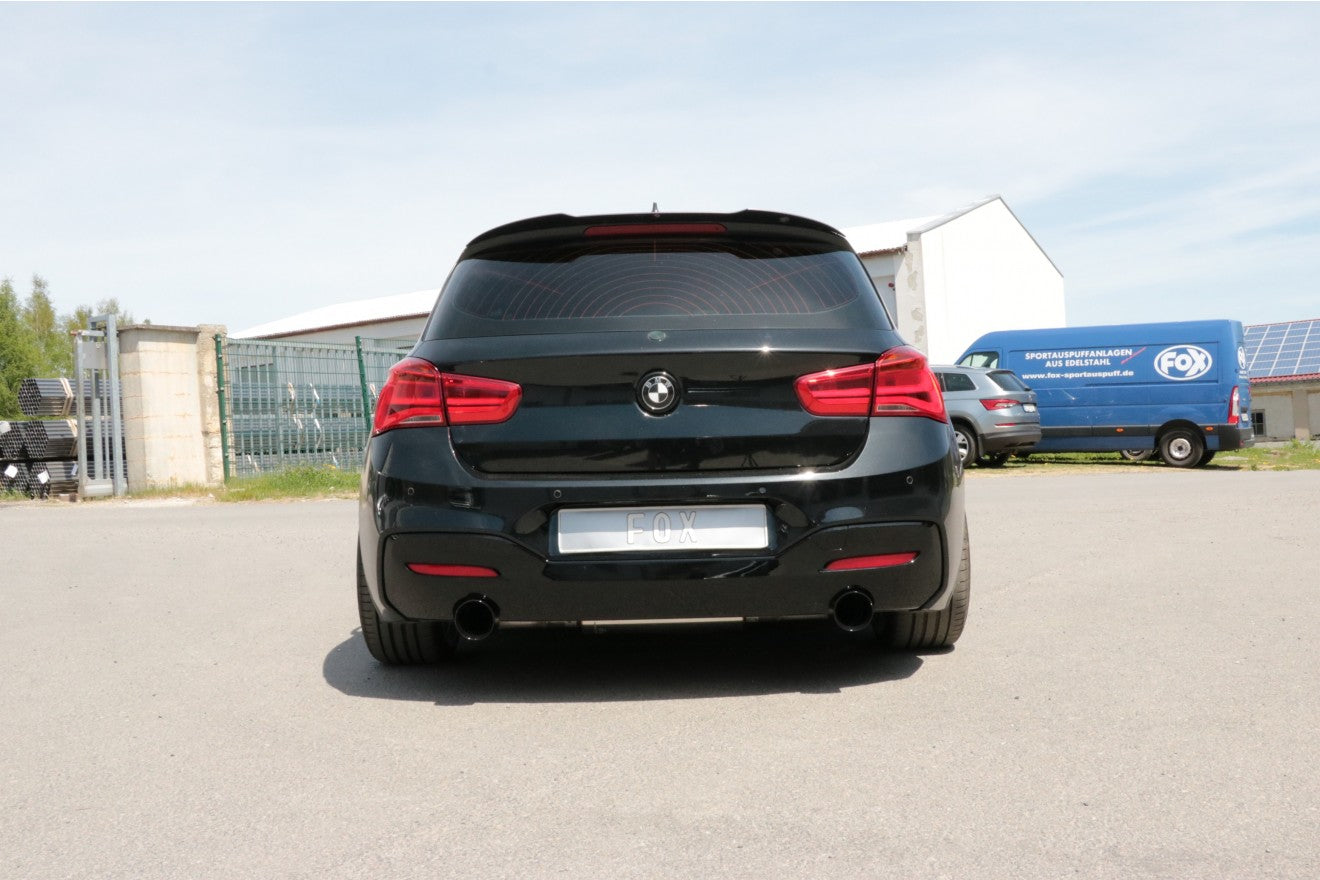 Fox Duplex Auspuff Sportauspuff Endschalldämpfer für BMW F20/21 118i mit OPF 1.5