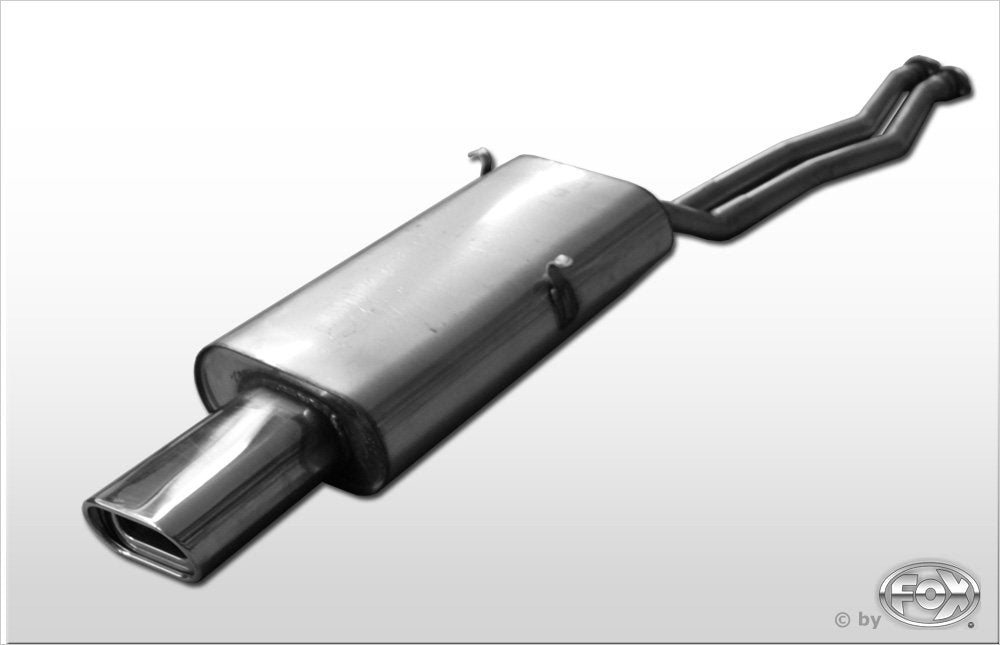 Fox Auspuff Sportauspuff Endschalldämpfer für BMW E30 320i/ 325i Facelift 2,0l