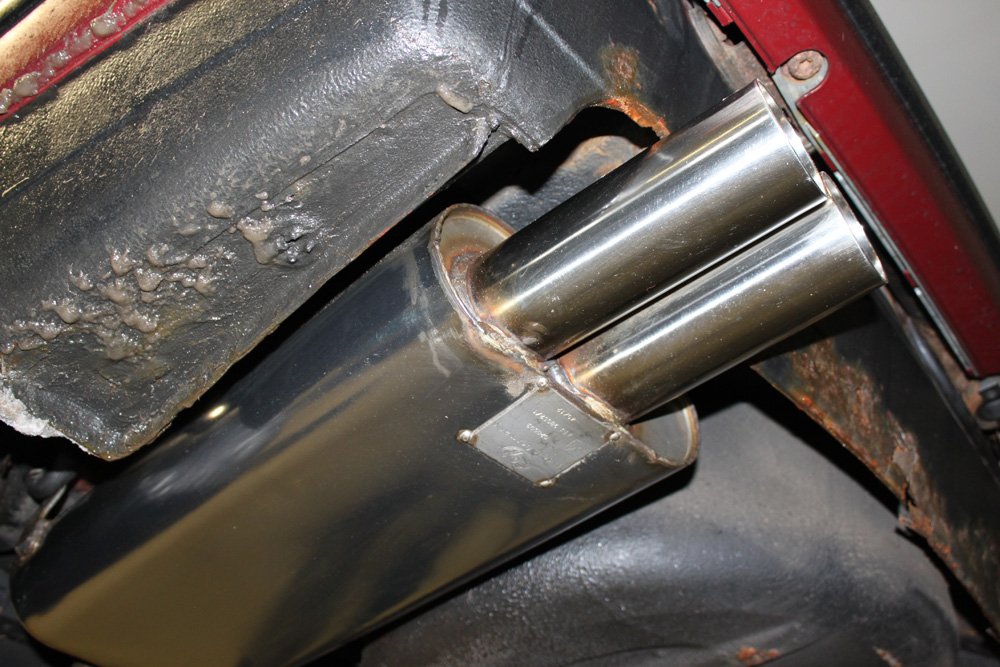 Fox Auspuff Sportauspuff Endschalldämpfer für BMW E30 320i/ 325i Facelift 2,0l