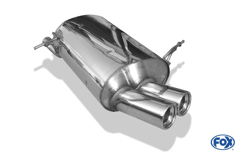 Fox Auspuff Sportauspuff Endschalldämpfer für BMW E36 316i/318Ti Compact 1,9l