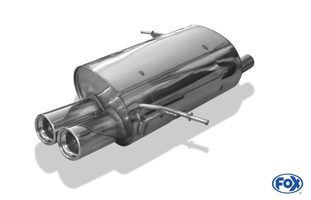 Fox Auspuff Sportauspuff Endschalldämpfer für BMW E36 316i/318Ti Compact 1,9l