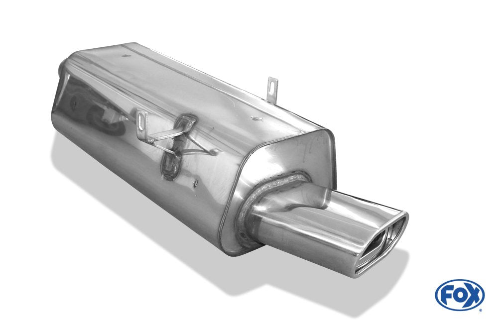 Fox Auspuff Sportauspuff Sportendschalldämpfer für BMW E36 325/ 328 2.5l 2.8l