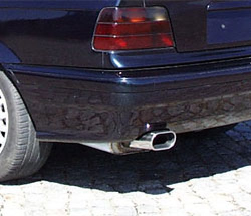 Fox Auspuff Sportauspuff Sportendschalldämpfer für BMW E36 325/ 328 2.5l 2.8l