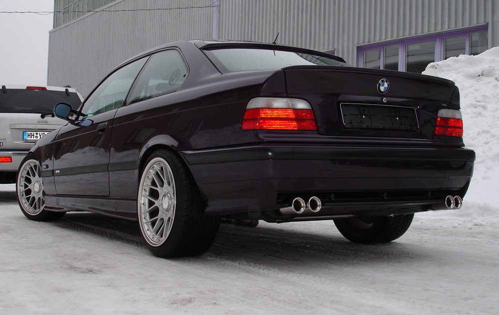Fox Duplex Auspuff Sportauspuff für BMW E36 M3 3.2l 236kW
