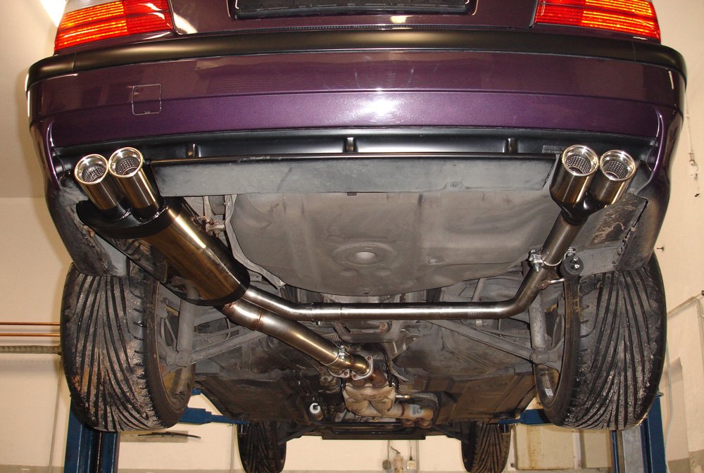 Fox Duplex Auspuff Sportauspuff für BMW E36 M3 3.2l 236kW